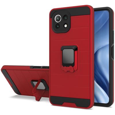 China New Arrival Kickstand King Kong TPU Shockproof PC 2 in 1 Shockproof Mobile Phone Case for Xiaomi MI 11 lite for sale