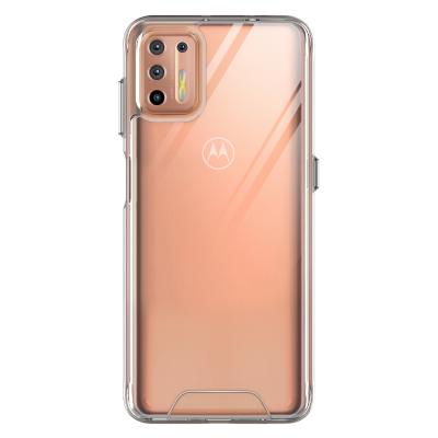 China Luxury Hard TPU+PC Clear PC+Soft TPU Case Cell Phone Case For Motorola G9 Plus for sale