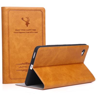 China Shockproof Magnet Case Factory Price PU Deer Book Cover Tablet Leather Case For Samsung Tab S4/T830/ TAG S6/T860/T865 TAG S7/T870/T875 T835 for sale