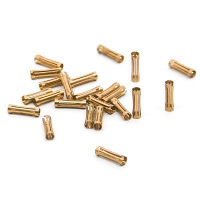 China OEM Custom Metal Stamping Precision 4.2mm Beryllium Copper Wire Terminal Connectors for sale