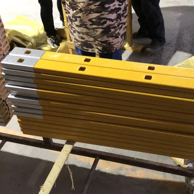 China Industrial Fiberglass Multi Purpose Ladder Semi Finished Ladder Part , Side Profile Punching For Square Rung for sale