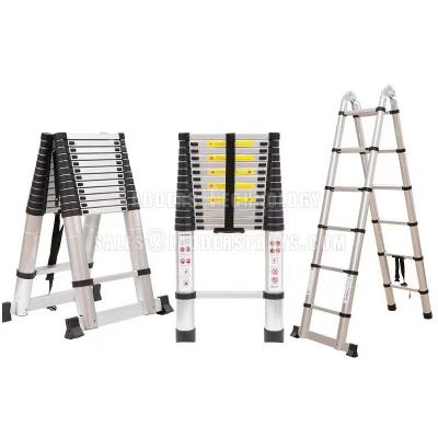 China Industrial aluminum raw material for single telescopic ladder, multi folding ladder aluminum material escaleras for sale