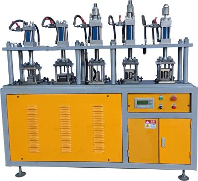 China Industrial multi station punching machine for multi purpose ladder, punching for square rung, round rung, can be customized for sale