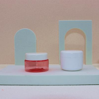 China Cosmetic Customize 30ml 50ml 80ml 100ml 200ml 300ml Frosted Single Wall Jar Round Shape Container For Cream Scrubs Cosmetic Packaging for sale