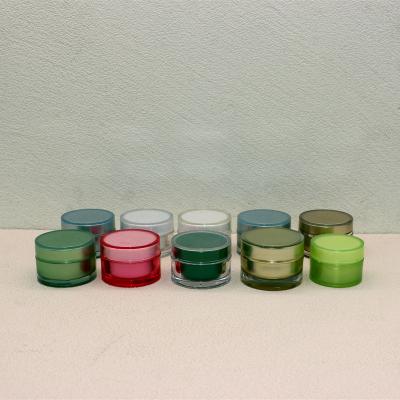 China 30G 50G cosmetic hot saeeling cream jars face cream eye cream container ps cosmetic packaging for sale