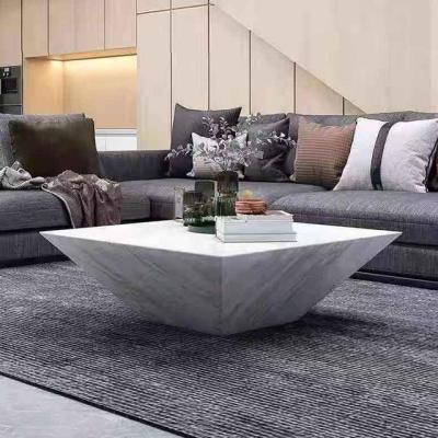 China Sluxury modern living room side table round top luxury marble smart modern marble coffee table living room side table for sale