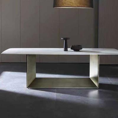 China OEM Contemporary Modern Design Bedroom Furniture Dining Table Marble Dining Table Set for sale