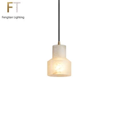 China New designer main modern simple Chinese marble hallway marble full small droplight bedroom chandelier for sale