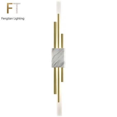 China Wall Mount Wall Mount Hot-selling Bedroom Living Room Marble Decoration Led Wall Lamp for sale