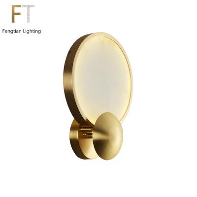 China 2021 Best Selling Modern Northern Europe LED5WG9 Square Alabaster Metal Wall Lamp for sale