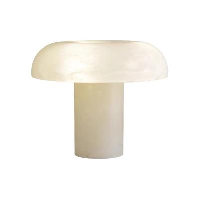 China New Design Modern Simple Style Simple Color Mushroom Marble Desk Lighting Best-selling Product Alabaster Lamp for sale