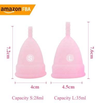 China 2021 Alibaba L/S Silicone Stock Wholesale Menstrual Cups Menstrual Cups Menstrual Cups for sale