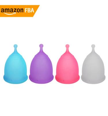 China 2021 Stock Wholesale Colorful Silicone Menstrual Cups Menstrual Cups L/S Alibaba News for sale