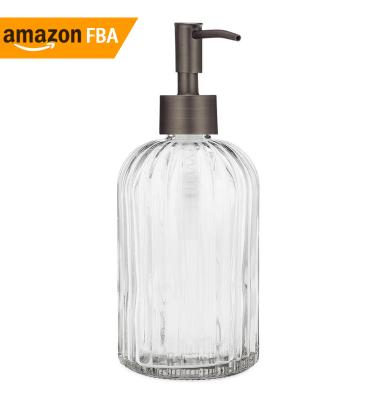 China 2021 Foam Soap Dispenser NEW / Bronze Alibaba Mason Jar Soap Dispenser With Metal Soap Pump Stock Glass Rustic for sale