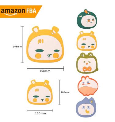 China 2021 NEW Amazon Sustainable Product Cartoon PVC Heat Resistant Mat for sale