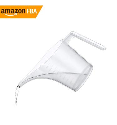 China 2021 NEW AMAZON SUSTAINABLE PRODUCT Kitchen Accessories Tools Plastic Measuring Funnel Pancake Batter Pitcher 1000ml for sale