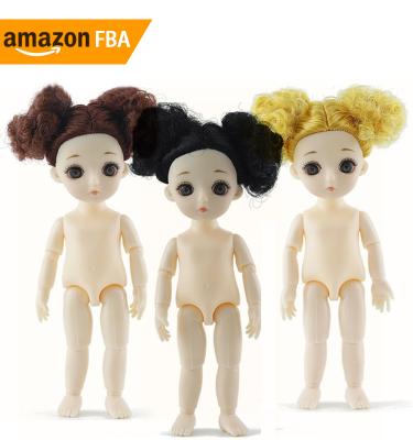 China 2021 MODEL TOY Alibaba Stock Wholesale Cosmetic 3D Contact Lenses Bjd Doll 16cm/Long Curly Hair, for sale