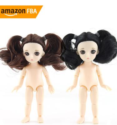 China 2021 MODEL TOY Alibaba Stock Wholesale Cosmetic 3D Contact Lenses Bjd Doll 16cm/Long Hair for sale