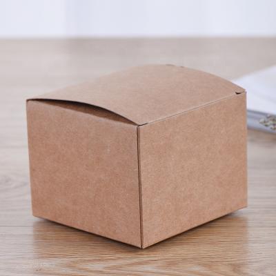 China Gift & 2021 Stock Alibaba Brown Paper Cardboard Craft Packing Boxes for sale