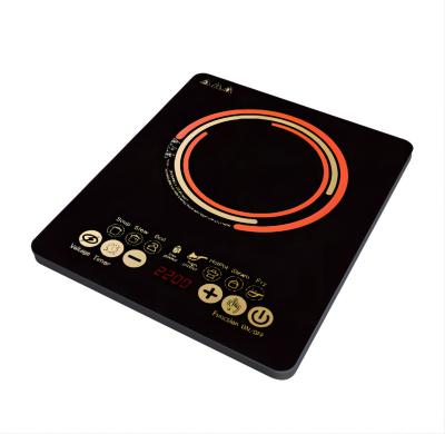 China Electric household induction cooker cooktop ice 1500W unpolished touch style induction cooker for sale