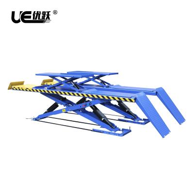 China EU-3.5MS/4.0MS/4.5MS/5.5MS Double Level Hydraulic Lift Wheel Alignment Scissor Car Lift 4000kg for sale