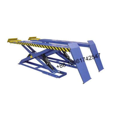 China EU-3.5M418/4.0M418/4.5M418/5.5M418 ultra-thin steel flat plate car four-wheel positioning lift for sale