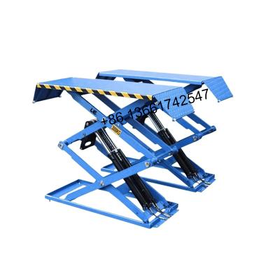 China EU-3.0SL low profile steel scissor car lift super-thin surface mounted car lifts cranes for sale for sale