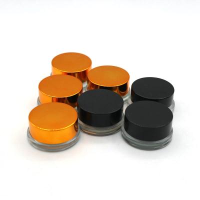 China Eco-freindly 7g Clear Glass Jars Cosmetic Sample Jar Cute Mini Makeup Container Jars for sale