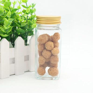 China Freshness Preservation Undeformed Save Easy Clean Quantity Recycle Airtight Kitchen Glass Spice Jar Set for sale