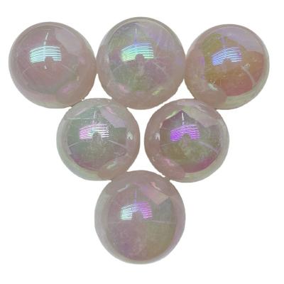 China Wholesale Natural Rainbow Aura Crystal Ball For Decoration from China Crystal Ball Sphere Clear White for sale