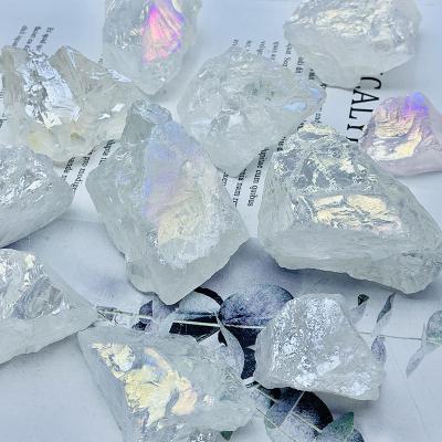 China China natural aura healing raw crystal mineral clear quartz rough for fengshui crafts christmas decoration for sale