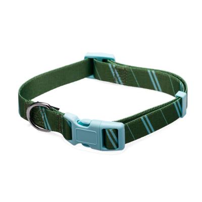 China Custom Soft Plastic Buckle Dog Training Collar Dog Length Adjustable Pet Collar for sale