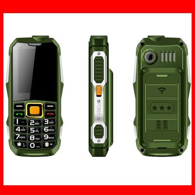 China 2.4inch Wholesale OEM Big Speaker Big Torch Power Bank Mobile Phone feature phone rugged phone for sale