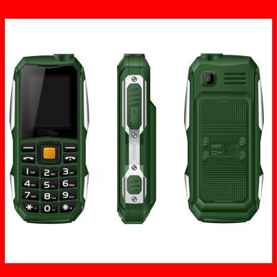 China 1.77  long standby battery tough military mobile phone with strong light high volume rugged tough phone for sale