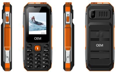 China Factory Outlet New Product! 1.77 Inch GSM Rugged Feature Phone Dual SIM Cheap Cell Phones With Power Bank Flashing Light for sale