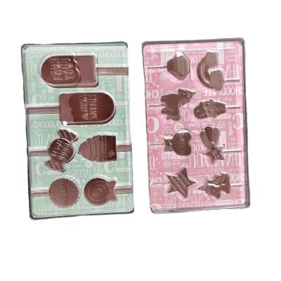 China Disposable Home Plastic 3D Chocolate Lollipop Mold Chocolate for sale