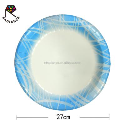 China 10 1/4 26 cm disposable in plate design disposable paper plates for sale