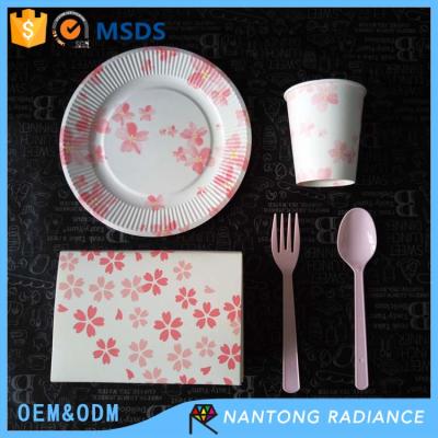 China Janpan Disposable Quality Sakura Series Romantic Tableware for sale