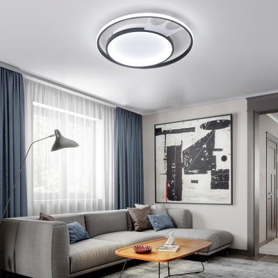 China Modern Simple Round Crown Home Indoor Lamp Dining Bedroom LED Ceiling Lights With Dimming Lighting for sale