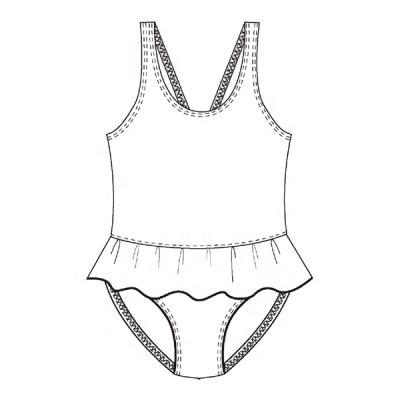 China Non-Toxic Girls Swimsuit Can Be Customized With Digital Process 85% Polyester 190gsm Spandex 190gsm Printing Starting Order 600 Pieces for sale