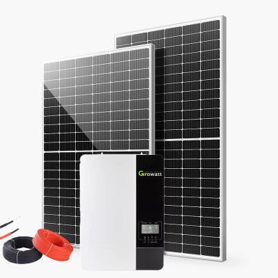 China Home Solar System 10kw Complete On Grid Solar System 5kw 3kw 10kw 20kw Home Solar Power System for sale