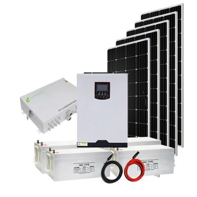 China Home Solar Panels System 100KW 80KW 60KW 50KW 40KW Solar Off Grid With Batteries for sale