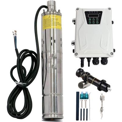 China Commercial 2021 1.5KW/2HP 4 inch DC brushless centrifugal submersible solar water pump hot sale in Philippines for sale