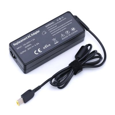 China Factory Price Adapter 90W 20V 4.5A USB Single Pin Laptop Charger for LENOVO for sale