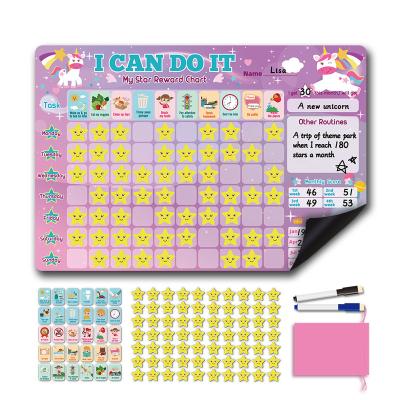 China Amazon Magnet I Can Do It Magnetic My Star Reward Chart For Girl I Did It Fridge Magnet Chore Chart for sale