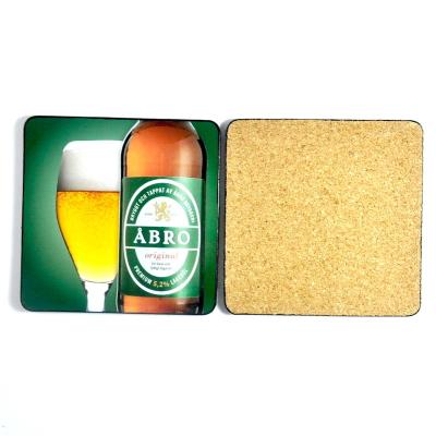 China Ebay Amazon Viable Hot Sale Factory OEM Beer Mug Mat, Home and Bar Beer Drinks Coaster Wooden Beer Mug Mat for sale