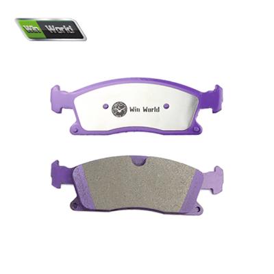 China Carbon Auto Parts Customization Factory Car Brake Pads Manufacturers Professional Ceramic Cutout Pads For Mercedes-Benz 2519202 for sale