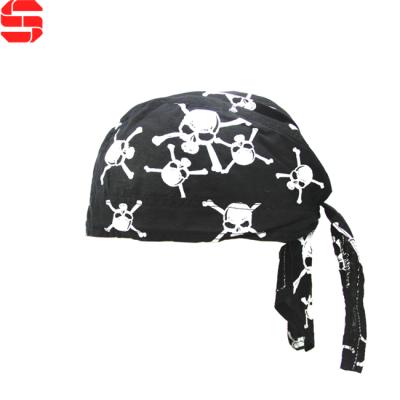 China Fashionable Unisex Performance Headband Bicycle/Head Wrap Double Rag Motorcycle Biker Skull Dry Hats Do Rags for sale