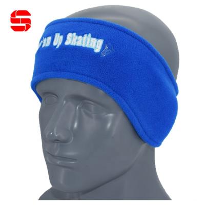 China Wholesale 280g Warmer Winter Ear Muff Fleece Ear Warmer Headband With Embroidery Custom Logo for sale