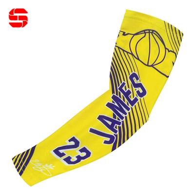 China High Quality Sports Anti-UV Running Compression Fan Youth Kid Children 23 Cooling Basketball 30 Shooter Arm Sleeves for sale